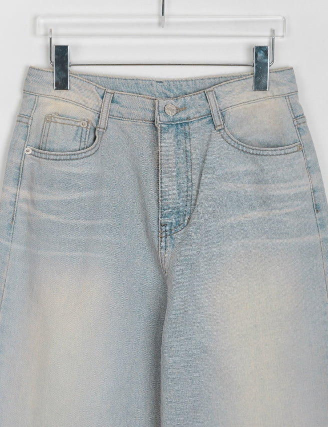 【BAON】Hasji Washing Denim Pants BAON (バオン) - ハッジウォッシュ加工デニムパンツ / Hasji
