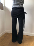 Laden Shirring Bootcut Skirt Pants
