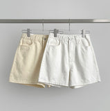 Waterproof Banding Straight Fit Cotton Shorts
