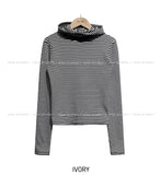 Rita Stripe Warmer Hood