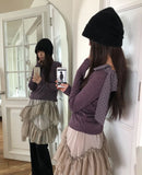 Enel Vintage Shirring Pleated Beanie
