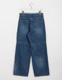 Bodies cut cargo denim pants