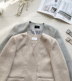 Lovet handmade half wool jacket coat