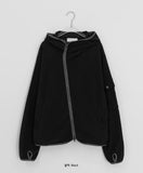 [unisex] Oranne Warmer Hood Fleece Zip-Up