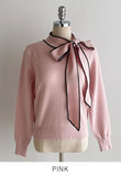Coco Color Matching Line Tie Knit