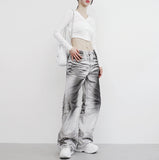 Amane Washing Denim Pants