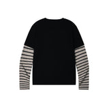 W Stripe Layered Long Sleeve