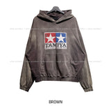 Tommy box printed vintage hoodie