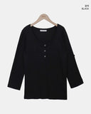 Bezen Roll-up Three Quarter T-shirt
