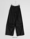 [unisex] Orihi Non-Fade Banding Wide Denim Pants