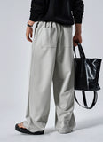 Maison two tuck back banding slacks