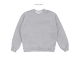 Sealing double-layered overfit sweatshirt