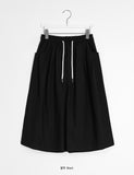 [unisex] Hussy Linen Banding Bermuda Pants