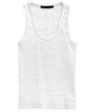 Tannley cot ribbed sleeveless