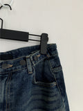 Windbreaker y2k denim wide pants