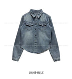 Bano Two-Pocket Slim Denim Shirt