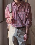 Breed Wrinkle Check Shirt
