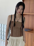 Beart Side Line Sporty Hip Banding Tank Top Tube Top