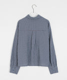 Hontak Check Crop Shirt