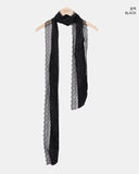 Laron Wave Dot Lace Scarf