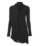 Layered Chifon Scarf Long Sleeve