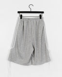 Compu Lace Track Ribbon Bermuda Pants