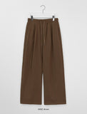 [unisex] Portilme Cool Banding Wide Slacks