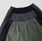 Rustle two-way side color matching jogger wide banding pants