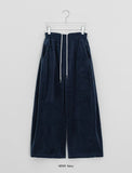 Titz Fleece Slit Banding Wide Pants