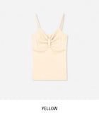 Kibble Ribbon Shirred Sleeveless Top