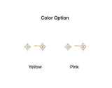Truly Essence 14K Merry Flower Earrings