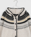 Tinoy Nordic Knit Hood Cardigan