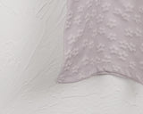 Fit Flower Embossing Ribbon Strap Banding Long Wide Pants