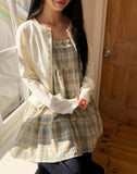 Ara Frill Check Sleeveless One Piece