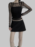 Epo See-through Shirring Tee