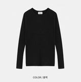 Muscle Fit Raglan Ribbed Knit