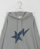 [BAONHAUS] Sentil Star Embroidered Hoodie