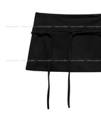 Tote Belted Brushed Skirt
