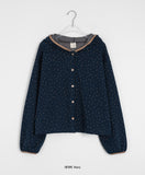 [BAONHAUS] Carodie Dot Hood Cardigan