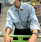 Light blue shirt