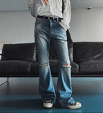 Cora Damage Bootcut Denim Pants