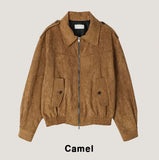 Ready f/w epaulette suede jacket