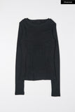 Lua open back long sleeve