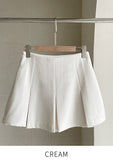 Flo Span Mini Pleated Skirt Pants