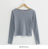 [BAON] Sokai Round Ribbed Tee