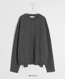 [unisex] Kokini Ribbed Over Round Knit