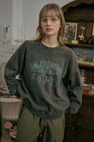 Flea Waltz Raglan Pigment Sweatshirt