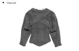 Kewpie Angora Knit Sleeveless Bolero Set