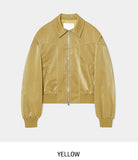 (UNISEX) Raper Leather Balloon Jacket
