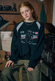 Shooting Bear Raglan Sweatshirt